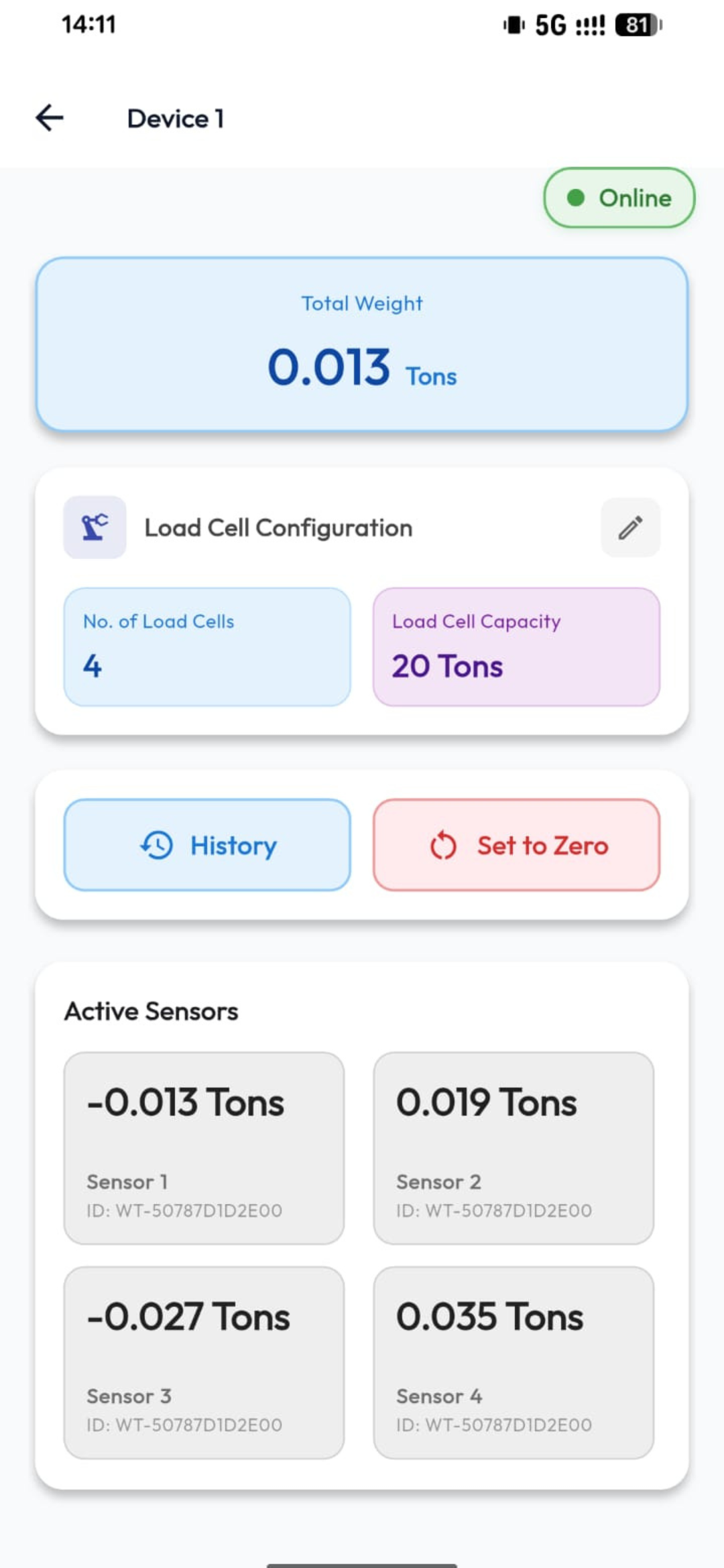 WellTek IoT mobile screenshot 4