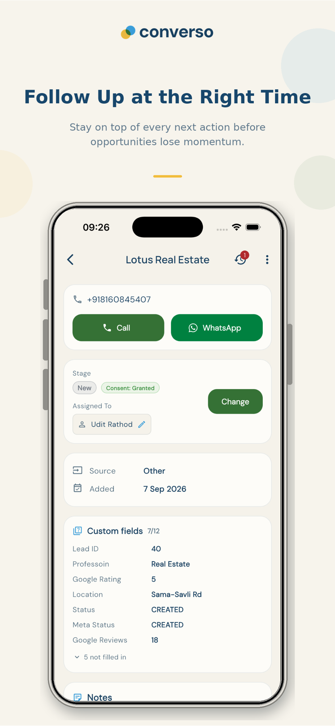 Converso - The Simplest CRM mobile screenshot 6