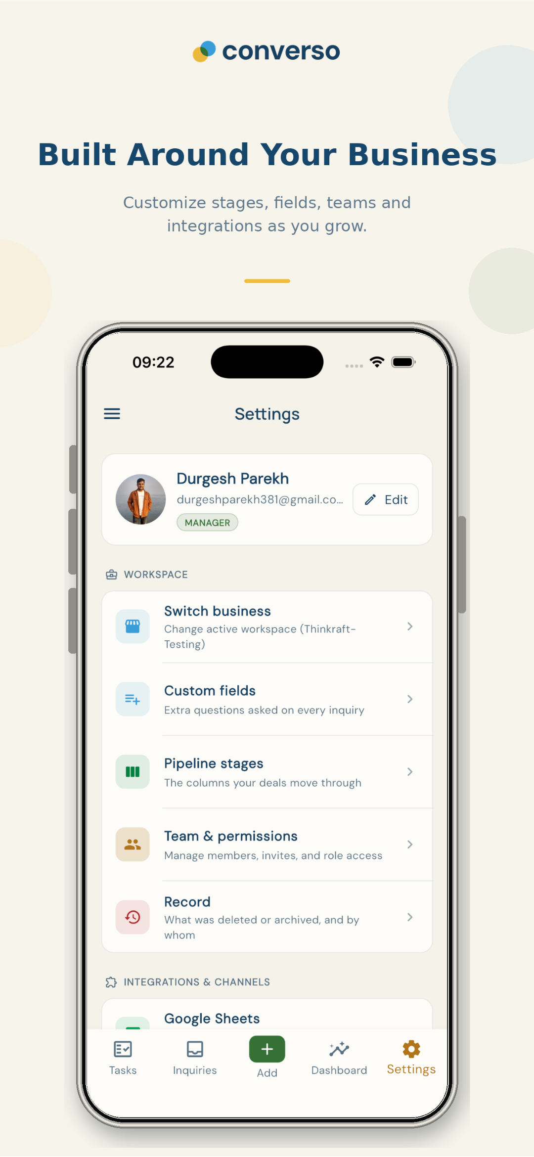 Converso - The Simplest CRM mobile screenshot 5